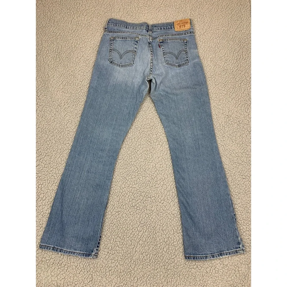 Levi's 515 Jeans Womens 10 Medium Blue Denim Bootcut Mid Rise 515-0217 - Picture 4 of 8